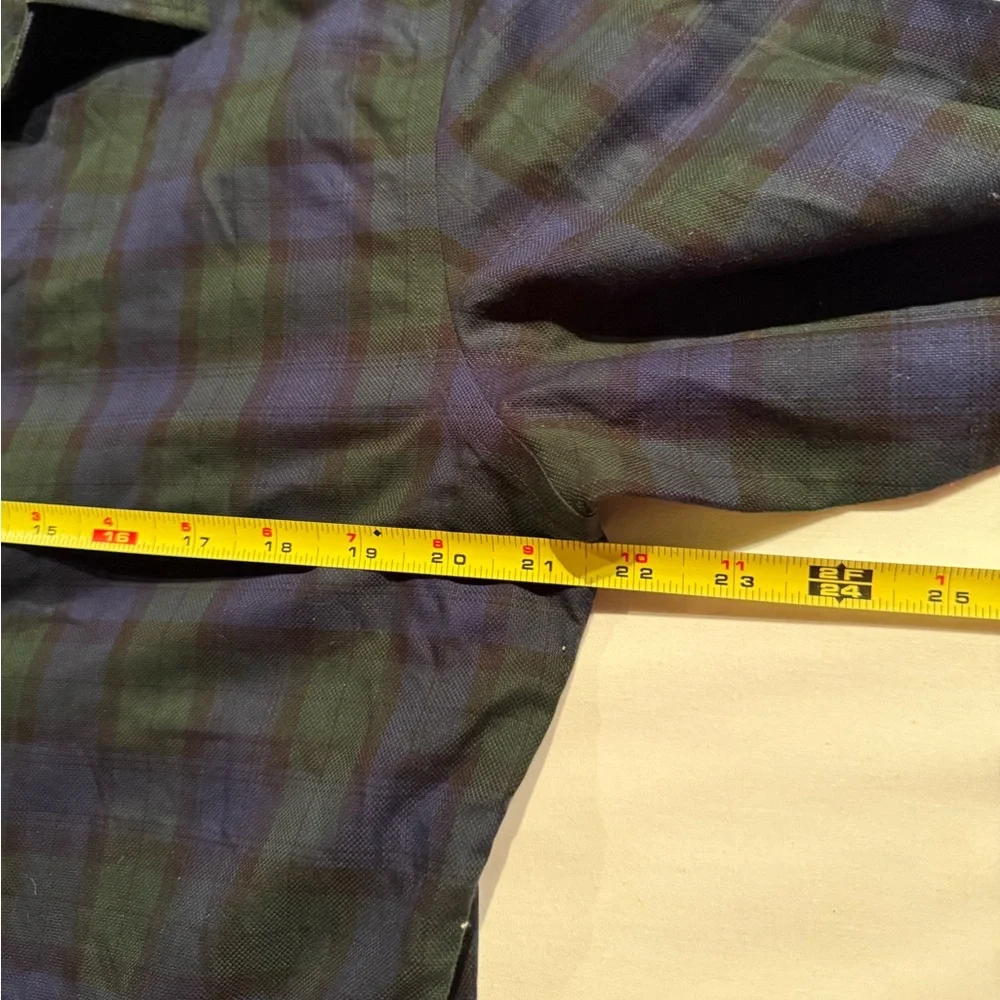 Banana Republic Men's Green and Blue Plaid Shirt slim fit